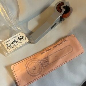 New Rollagraph Roller Stamp System Dancing Penguins